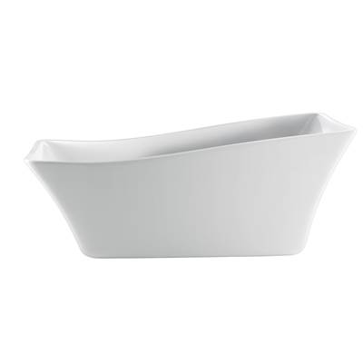 Barclay Melanie Acrylic Slipper Tub - 68'' - No Overflow - No Holes in White