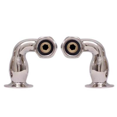 Barclay Deck Mount Coupler - 3-3/8" to 7" in Brushed Nickel