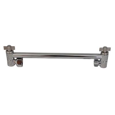 Barclay 10" Adjustable Shower Arm in Polished Chrome