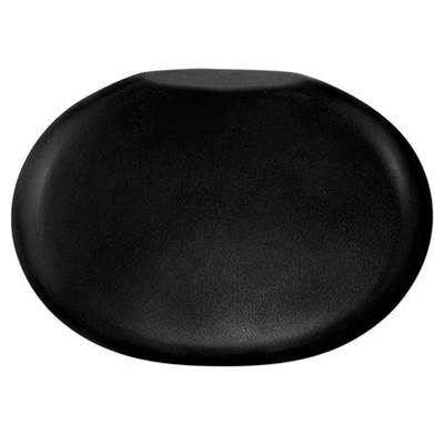 Barclay Neck Gel Round Bath Pillow in Black
