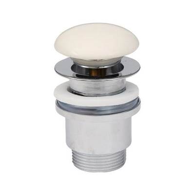 Barclay Pop-up Ceramic Drain in Matte Cream