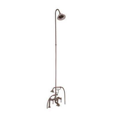 Barclay Elephant Tub And Shower Faucet - Lever Handle - 3.7 GPM in Matte Black