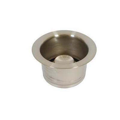 Barclay 3-1/2'' Extra Deep Garbage Disposer Flange & Stopper in Brushed Nickel