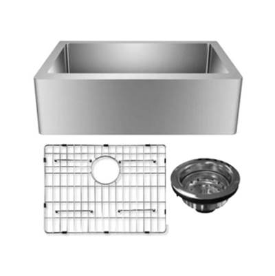 Barclay Adelphia 33" Single Bowl Apron Front Farmhouse Kitchen Sink in Gold