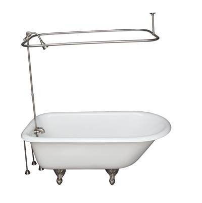 Barclay Roll Top Tub Kit - 55" - Filler & Shower Unit - Supplies & Drain