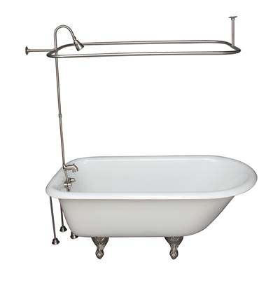 Barclay Roll Top Tub Kit - 55" - Filler & Shower Unit - Supplies & Drain