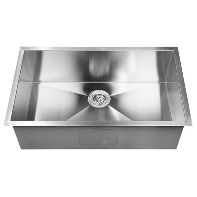 Barclay Salome 23" Undermount Prep Sink in Stainless Steel