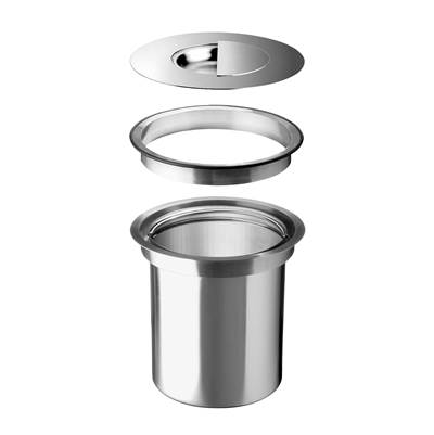 Blanco Solon Dual Mount Compost System in Stainless Steel