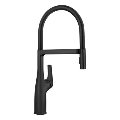 Blanco Rivana Semi-Pro Pull-Down Dual-Spray Kitchen Faucet - 1.5 GPM in Matte Black