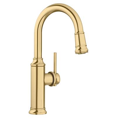 Blanco Empressa Pull-Down Bar Faucet - 1.5 GPM in Satin Gold