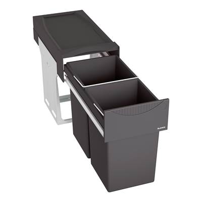 Blanco Botton II Plastic Storage System in Black