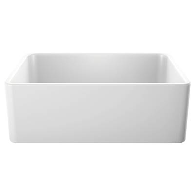 Blanco Cerana Fireclay 30" Apron-Front Single Bowl Farmhouse Kitchen Sink in White
