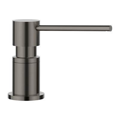 Blanco Lato Soap Dispenser in Satin Dark Steel