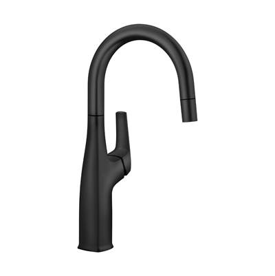 Blanco Rivana Pull-Down Bar Faucet - 1.5 GPM in Matte Black