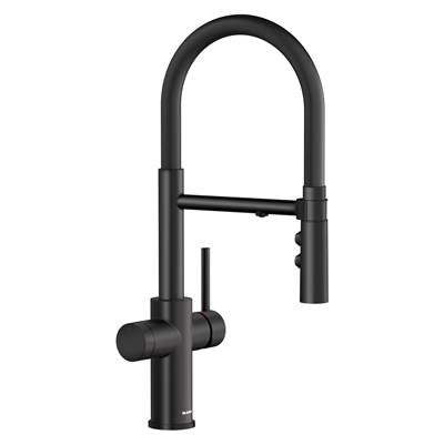 Blanco Catris Flexo Filter-Ready Semi-Pro Pull-Down Dual-Spray Kitchen Faucet - 1.5 GPM in Matte Black