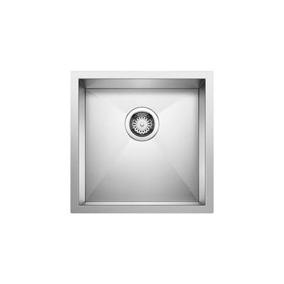 Blanco Quatrus R0 Undermount Bar Sink - 17" - Stainless Steel in Satin Polish