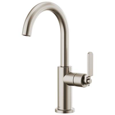 Brizo Litze® Bar Sink Faucet - Arc Spout and Industrial Handle - 1.8 GPM in Stainless