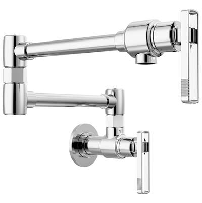 Brizo Kintsu® Wall Mount Pot Filler with Knob Handle in Chrome
