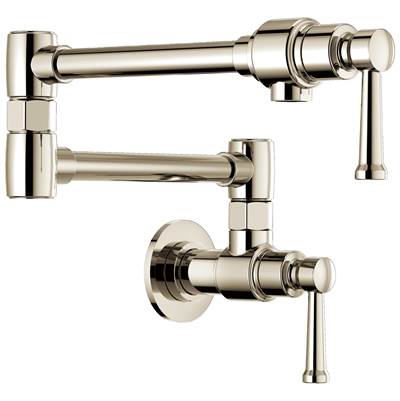 Brizo Artesso® Wall Mount Pot Filler in Polished Nickel