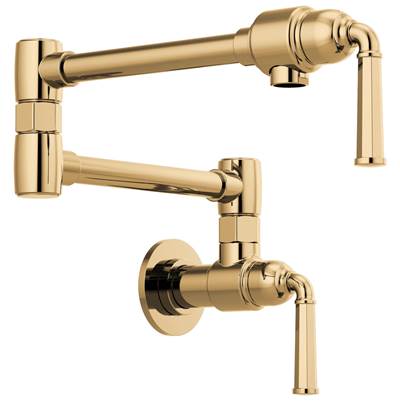 Brizo Rook® Wall Mount Pot Filler in Polished Gold
