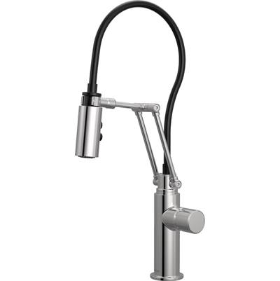 Brizo Odin® Articulating Kitchen Faucet - Less Handle in Chrome