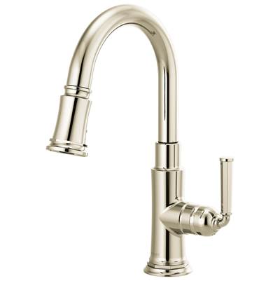 Brizo Rook Pull-Down Prep Faucet - 1.8 GPM in Polished Nickel