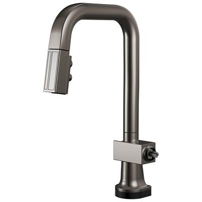 Brizo Frank Lloyd Wright Pull Down Bar Faucet - Square Spout - 1.8 GPM in Brilliance Black Onyx