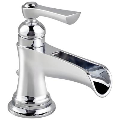 Brizo Rook® Single Hole Bathroom Faucet - Channel Spout - 1.5 GPM in Chrome
