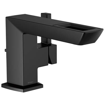 Brizo Vettis® Single Hole Bathroom Faucet - Open-Flow Spout - 1.2 GPM in Matte Black