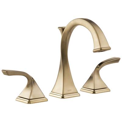 Brizo Virage® Widespread Bathroom Sink Faucet - 1.5 GPM in Luxe Gold