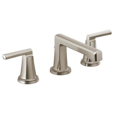 Brizo Levoir™ Widespread Bathroom Sink Faucet - Low Spout - Less Handles - 1.5 GPM in Luxe Nickel