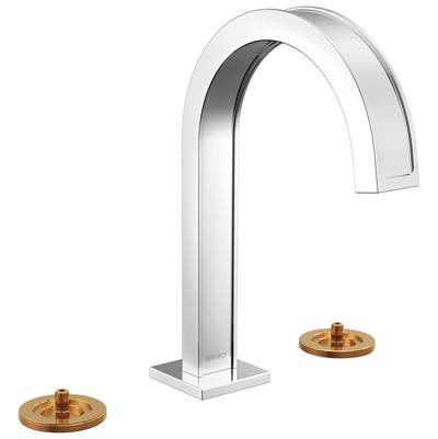 Brizo Frank Lloyd Wright® Widespread Bathroom Sink Faucet - Arc Spout - 1.2 GPM in Chrome