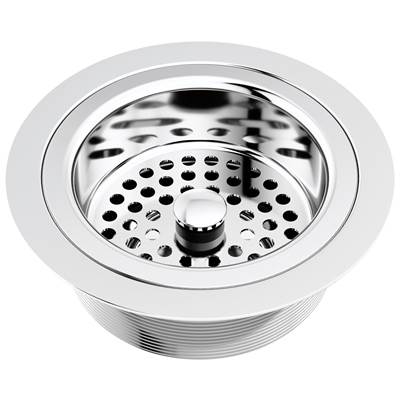 Brizo Kitchen Sink Flange - Basket Strainer in Chrome