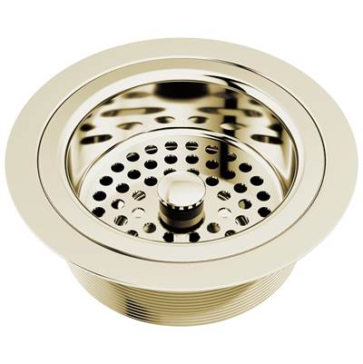 Brizo Kitchen Sink Flange - Basket Strainer in Polished Nickel