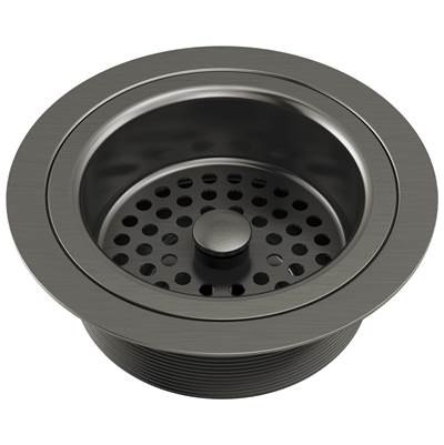Brizo Kitchen Sink Flange - Basket Strainer in Luxe Steel