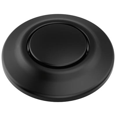 Brizo Air Switch Button - Dual Outlet in Matte Black