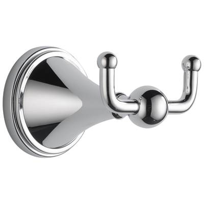 Brizo Traditional Double Robe Hook in Chrome