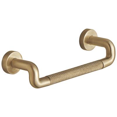 Brizo Litze® Cabinet Pull with Knurling in Luxe Gold