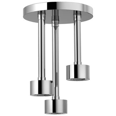 Brizo Universal Showering Pendant Raincan Shower Head - Linear Round - Single-Function - 1.75 GPM in Chrome