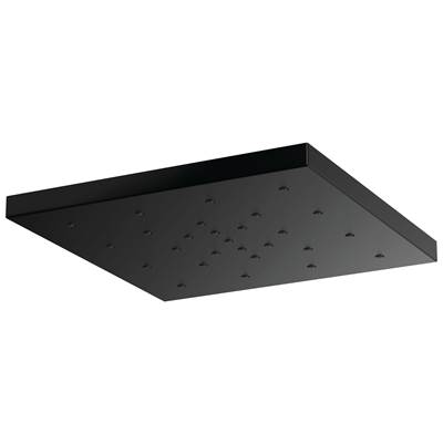Brizo Universal Showering 14" Linear Round H2OKinetic Raincan Shower Head - 1.75 GPM in Matte Black
