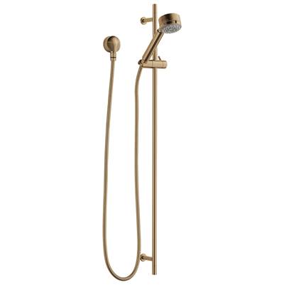 Brizo European Multi-Function Hand Shower Slide Bar - 1.75 GPM in Luxe Gold