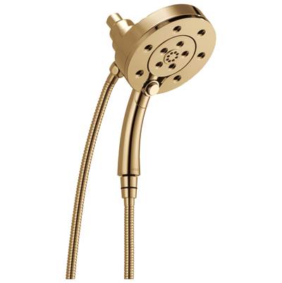 Brizo Universal Showering Hand Shower - Linear Round Multi-Function - 2.5 GPM in Polished Gold