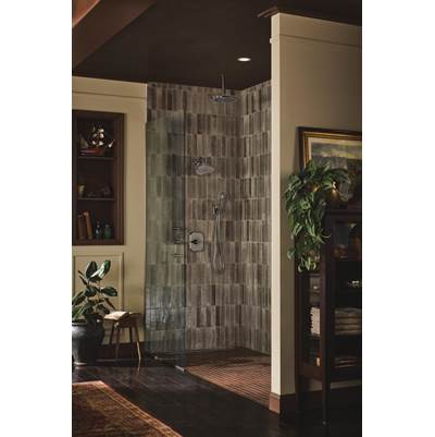 Brizo Beauclere™ H2Okinetic® Multi-Function Shower Head - 1.75 GPM in Brilliance Black Onyx