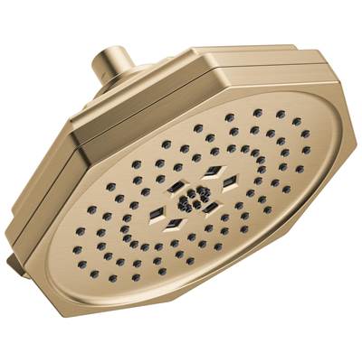 Brizo Beauclere™ H2Okinetic® Multi-Function Shower Head - 1.75 GPM in Luxe Gold