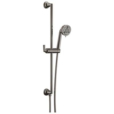 Brizo Beauclere™ Multi-Function Slide Bar Hand Shower - 1.75 GPM in Brilliance Black Onyx