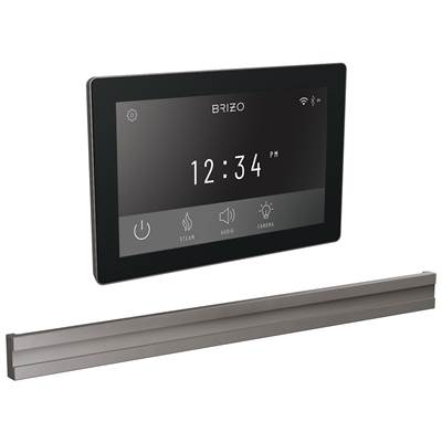 Brizo Digital Bilateral Steam Head in Lumicoat Black Onyx