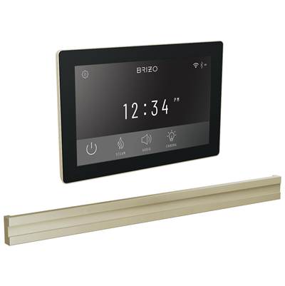 Brizo Digital Bilateral Steam Head in Lumicoat Polished Nickel