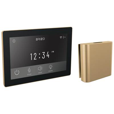 Brizo Other Steam Head - Digital - Square in Lumicoat Luxe Gold