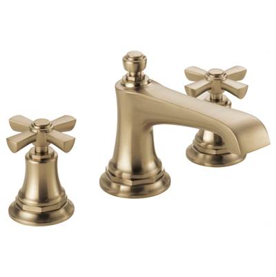 Brizo Rook® Widespread Bathroom Faucet - Less Handles - 1.5 GPM in Luxe Gold