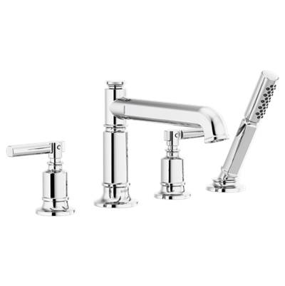 Brizo Invari Tub Faucet with Hand Shower - Less Handles - 1.75 GPM in Chrome